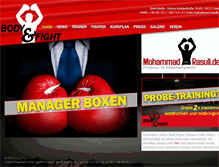 Tablet Screenshot of bodyandfight.de